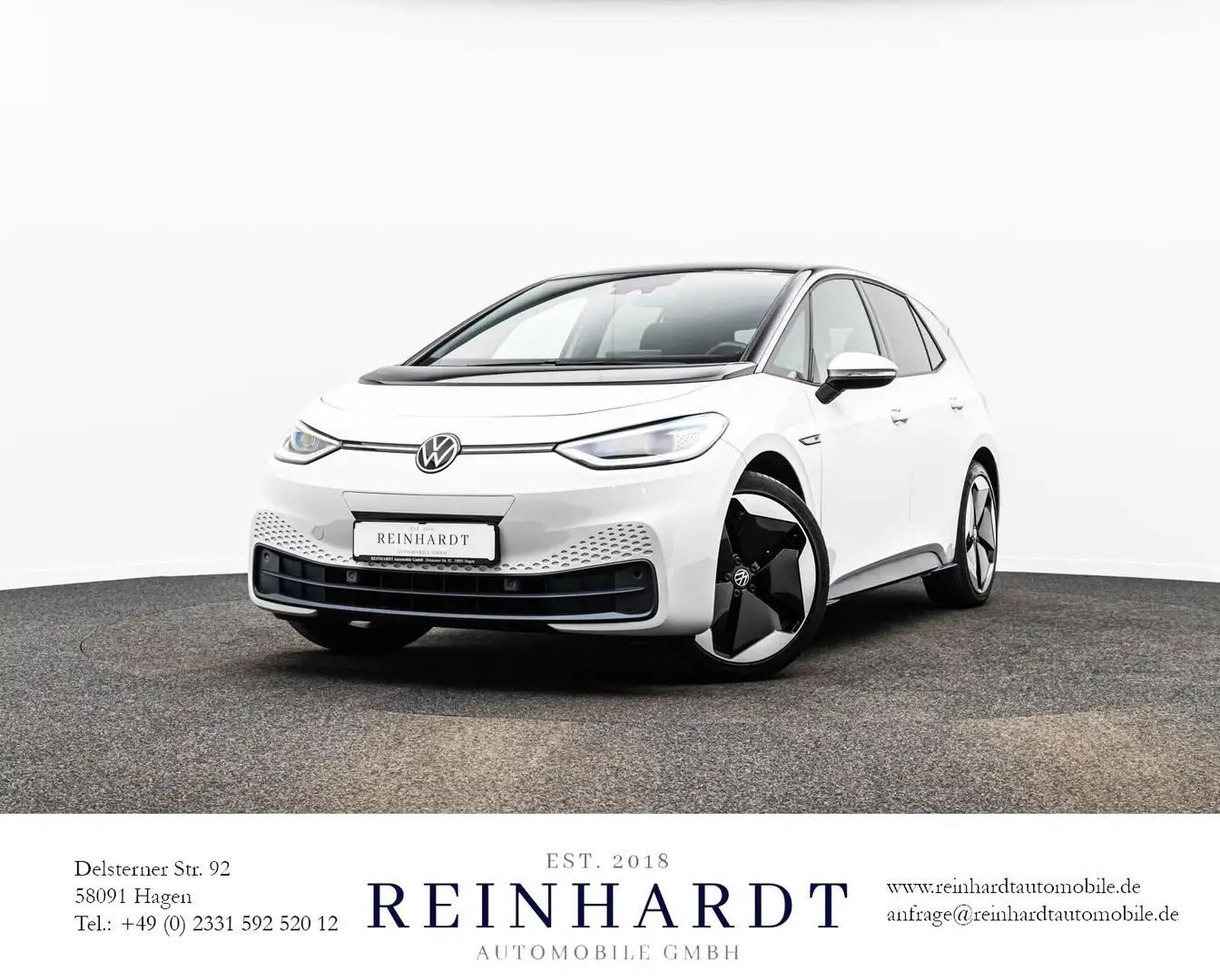 Volkswagen ID.3 PRO PERFORMANCE 1ST MAX ACC/HuD/PANO/WÄRMEP Blanc - 1