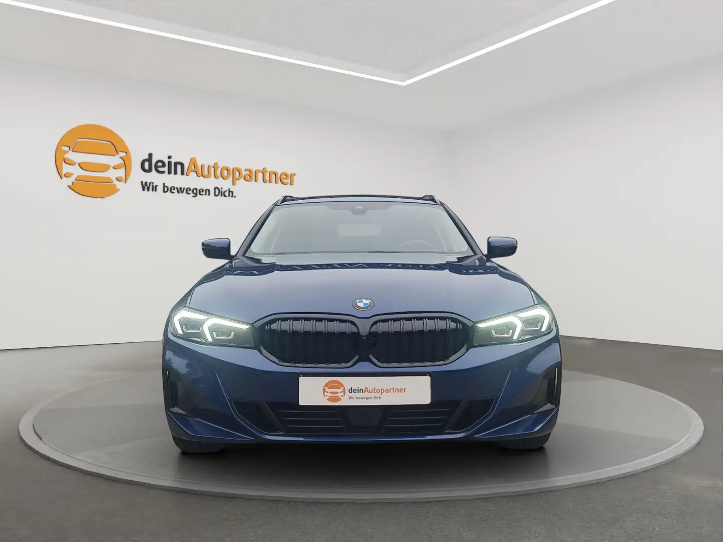 BMW 320 d xDrive Sport  LED/STHZ/RFK/ACC/SIDE/LANE/WIDESCR Bleu - 2