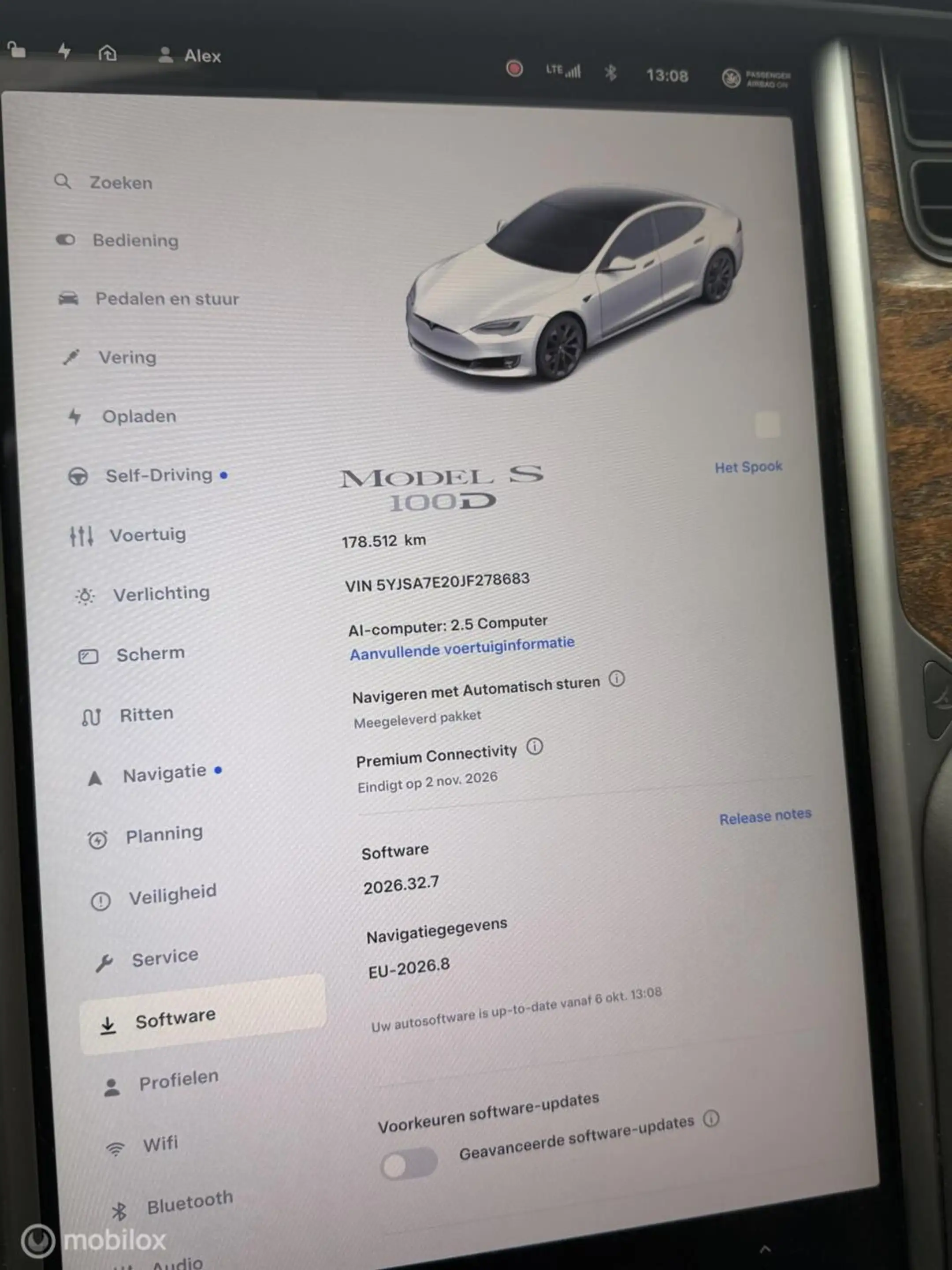Tesla Model S 100D | 100 kWh | 418 PK | SOH 88% | MCU2 | CCS | E — photo 22