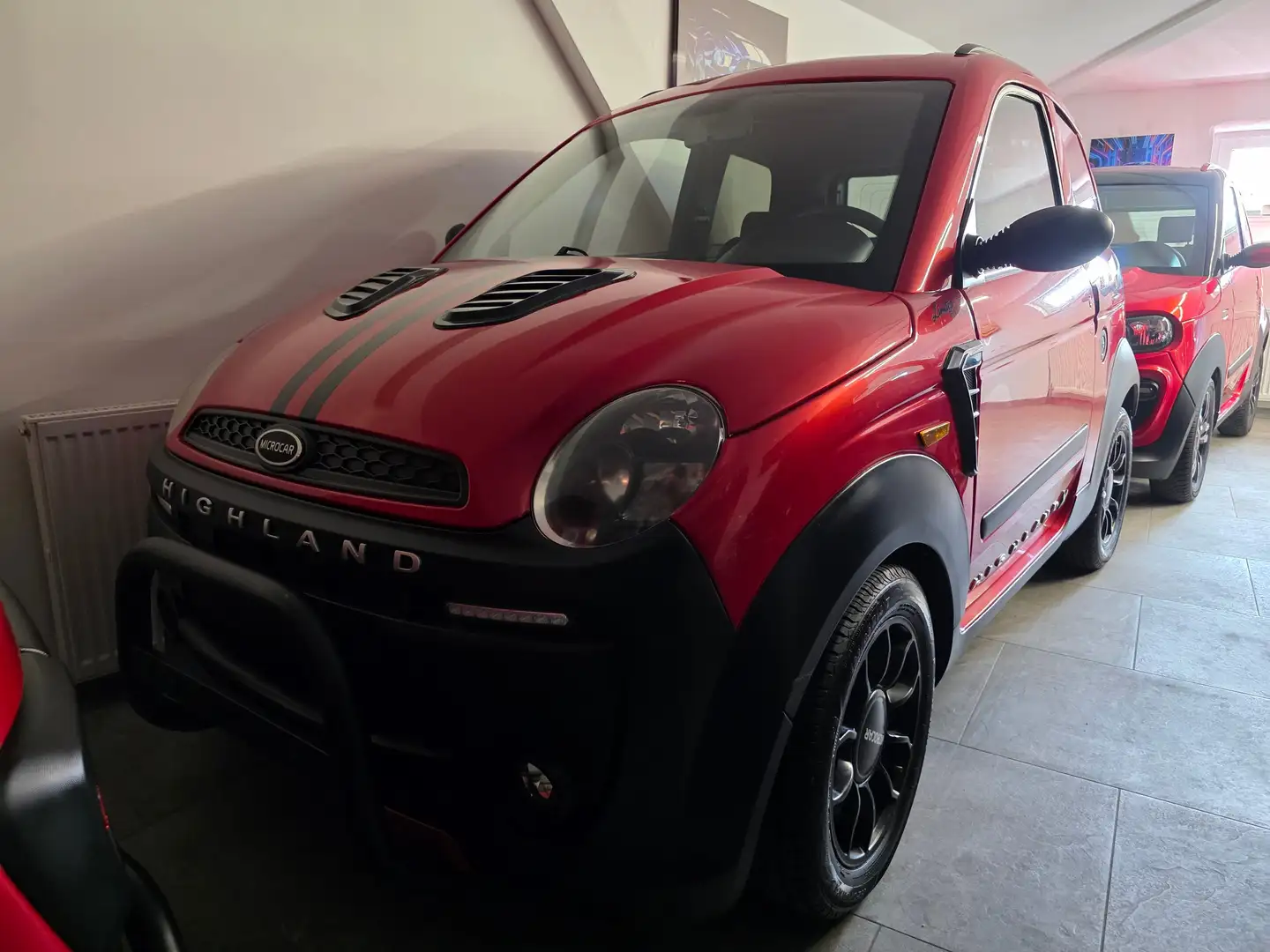 Microcar M.Go Highland X Sportpaket mit Pickerl Rot - 1