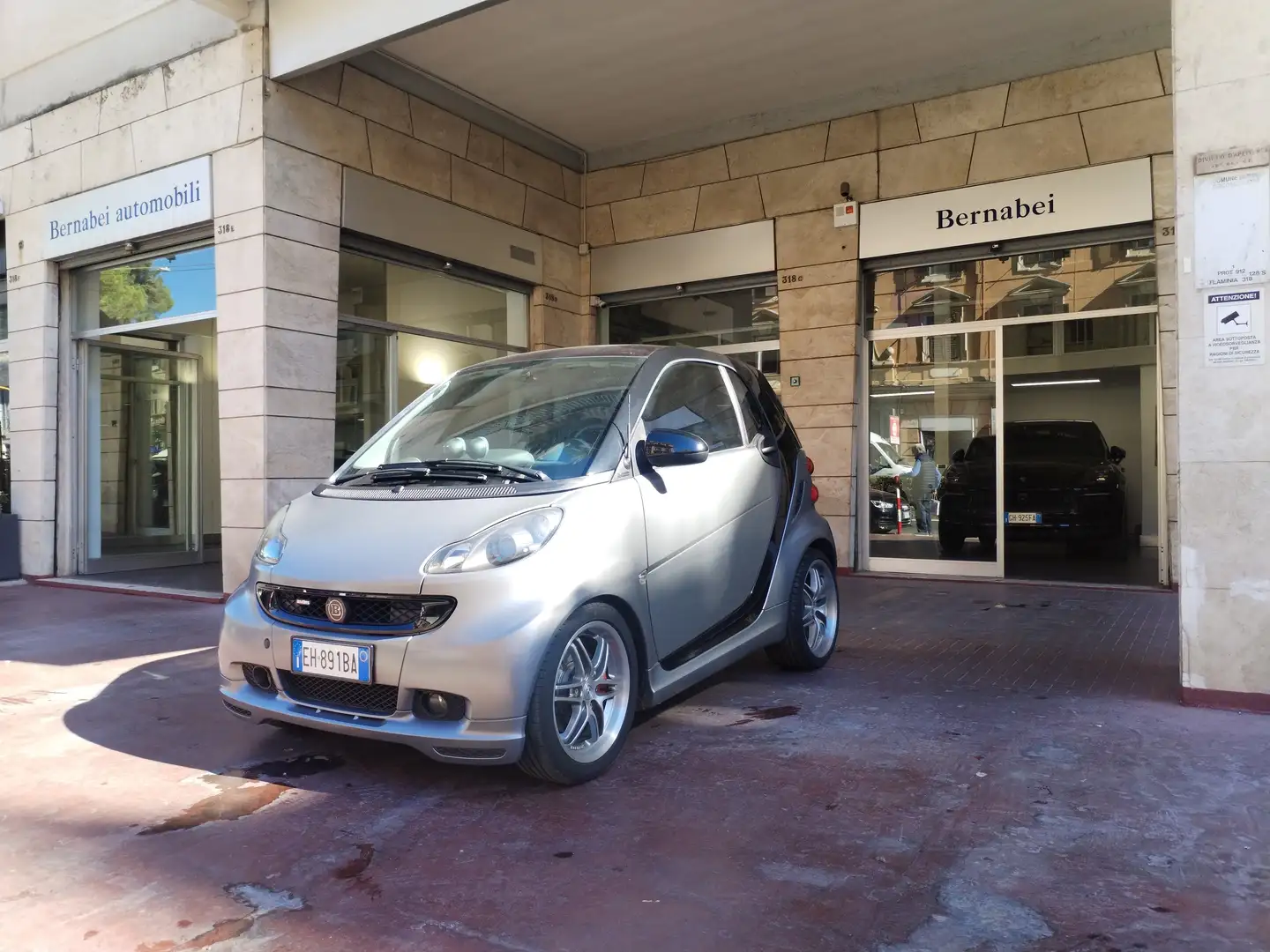 smart forTwo Fortwo Brabus Xclusive 102cv Grigio - 1
