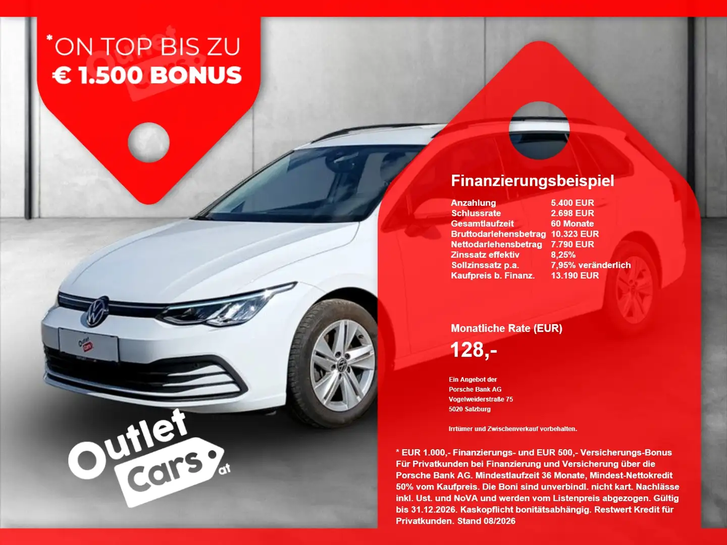 Volkswagen Golf Variant Golf VIII Variant 2.0TDI ASSIST+LED+DIGITAL-TACHO Weiß - 1