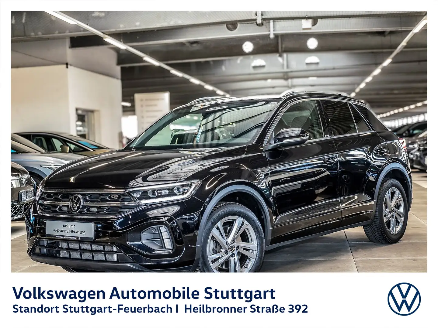 Volkswagen T-Roc 2.0 TDI R-Line DSG Navi AHK Kamera Schwarz - 1