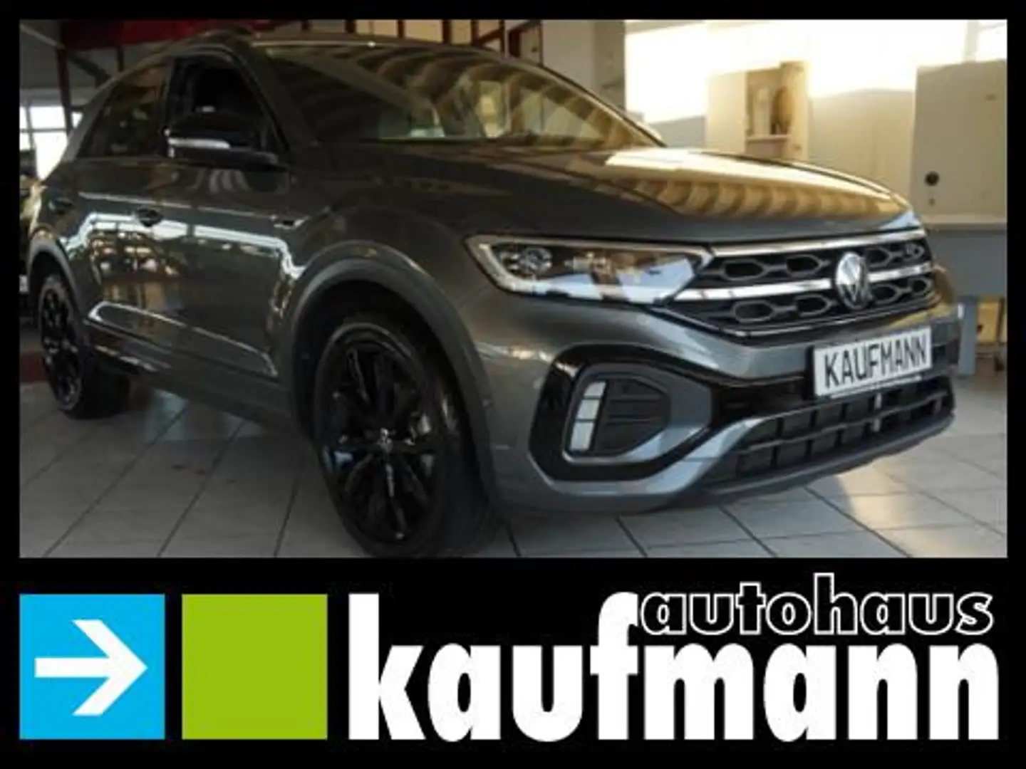 Volkswagen T-Roc T-ROC 1,5 TSI DSG R-LINE BLACK NAVI KAMERA 18" Grau - 1