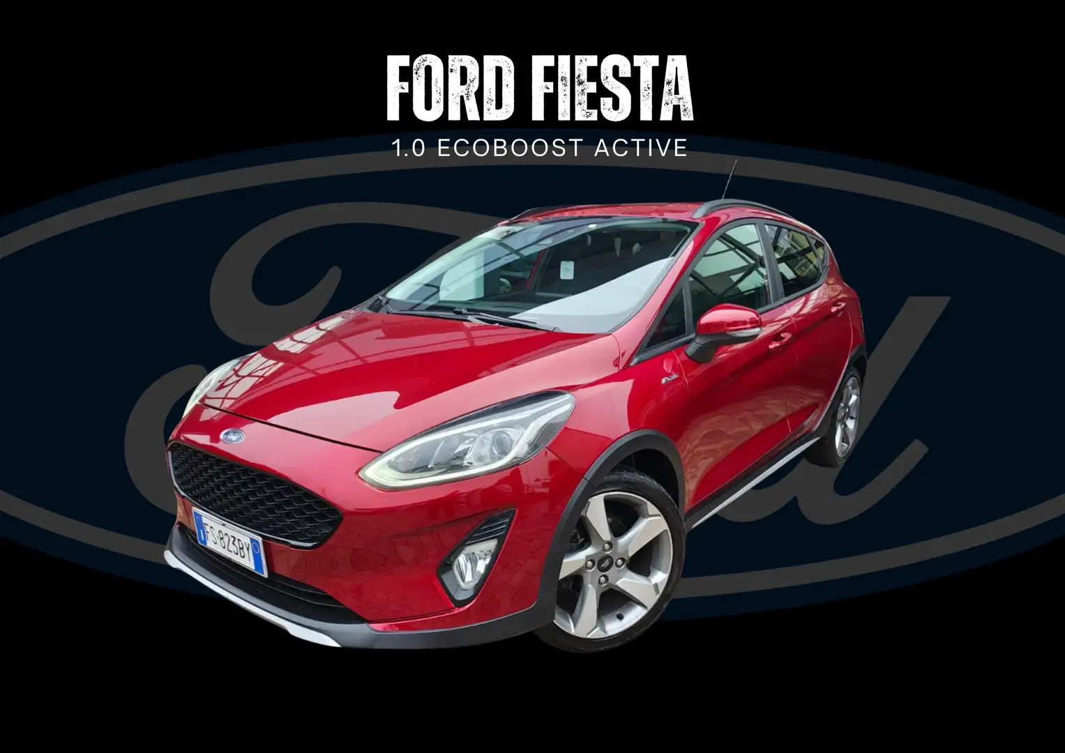Ford Fiesta Fiesta Active 1.0 ecoboost Rosso - 1