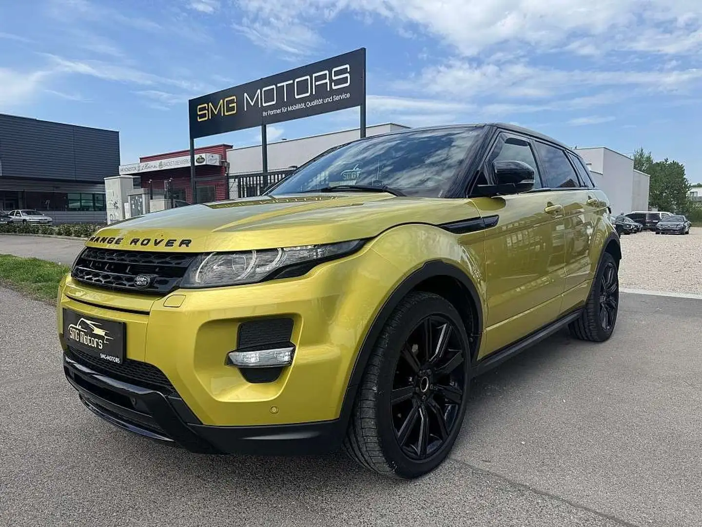 Land Rover Range Rover Evoque Dynamic 2,2 SD4 Aut. Jaune - 1