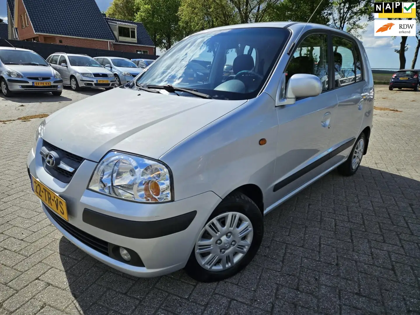 Hyundai Atos 1.1i Dynamic Cool. 2007. Airco/Parkeersensoren/Mis Grijs - 1
