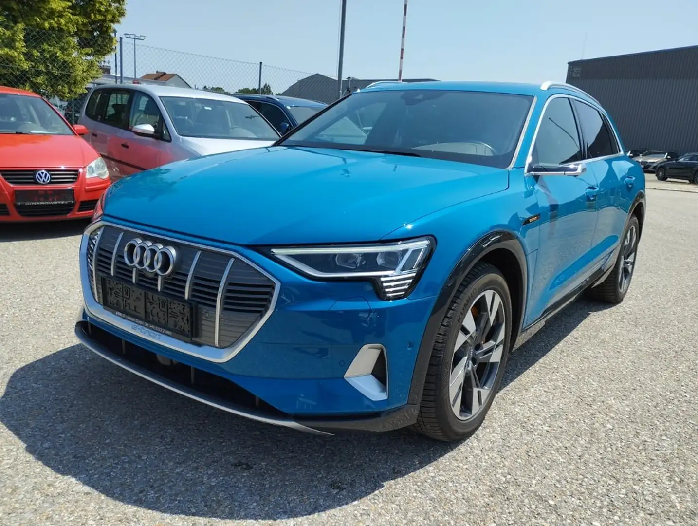 Audi e-tron 55 quattro 95kWh Advanced Neupreis 122.000 €  V... Bleu - 1