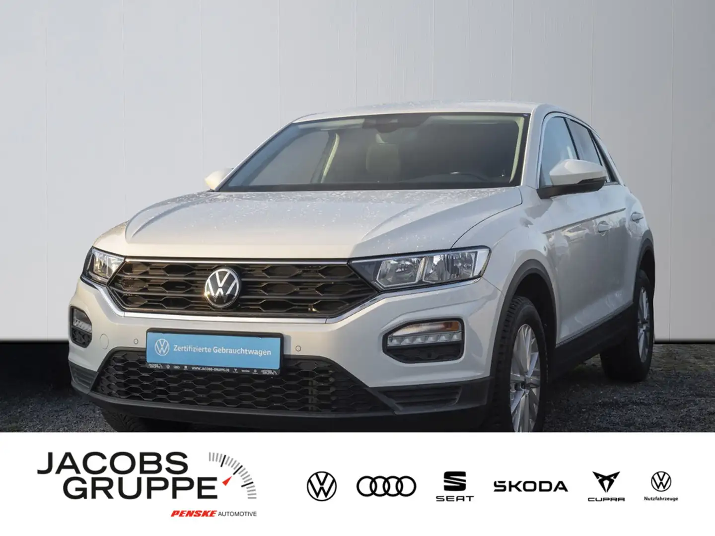 Volkswagen T-Roc 1.0 TSI Navi,SHZ,PDC,LED Blanc - 1