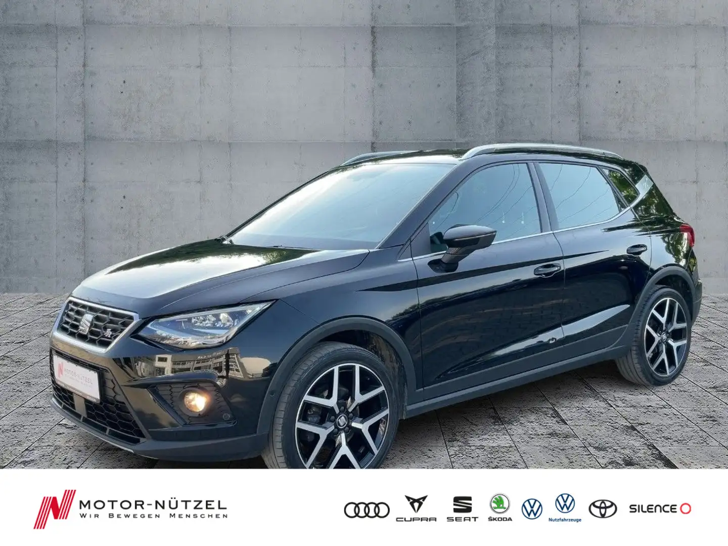 SEAT Arona 1.0TSI FR-LINE LED+NAV+APP+GRA+SHZ+PDC+RFK Noir - 1