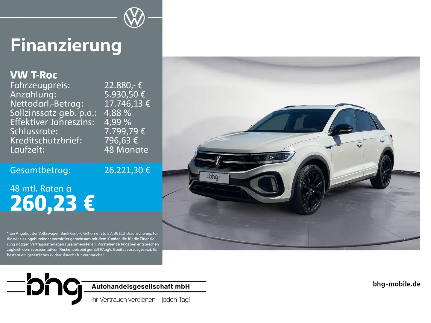 Volkswagen T-Roc R-Line 1.5 TSI 6-Gang *DIG.COCKPIT*KAMERA* Grau - 1