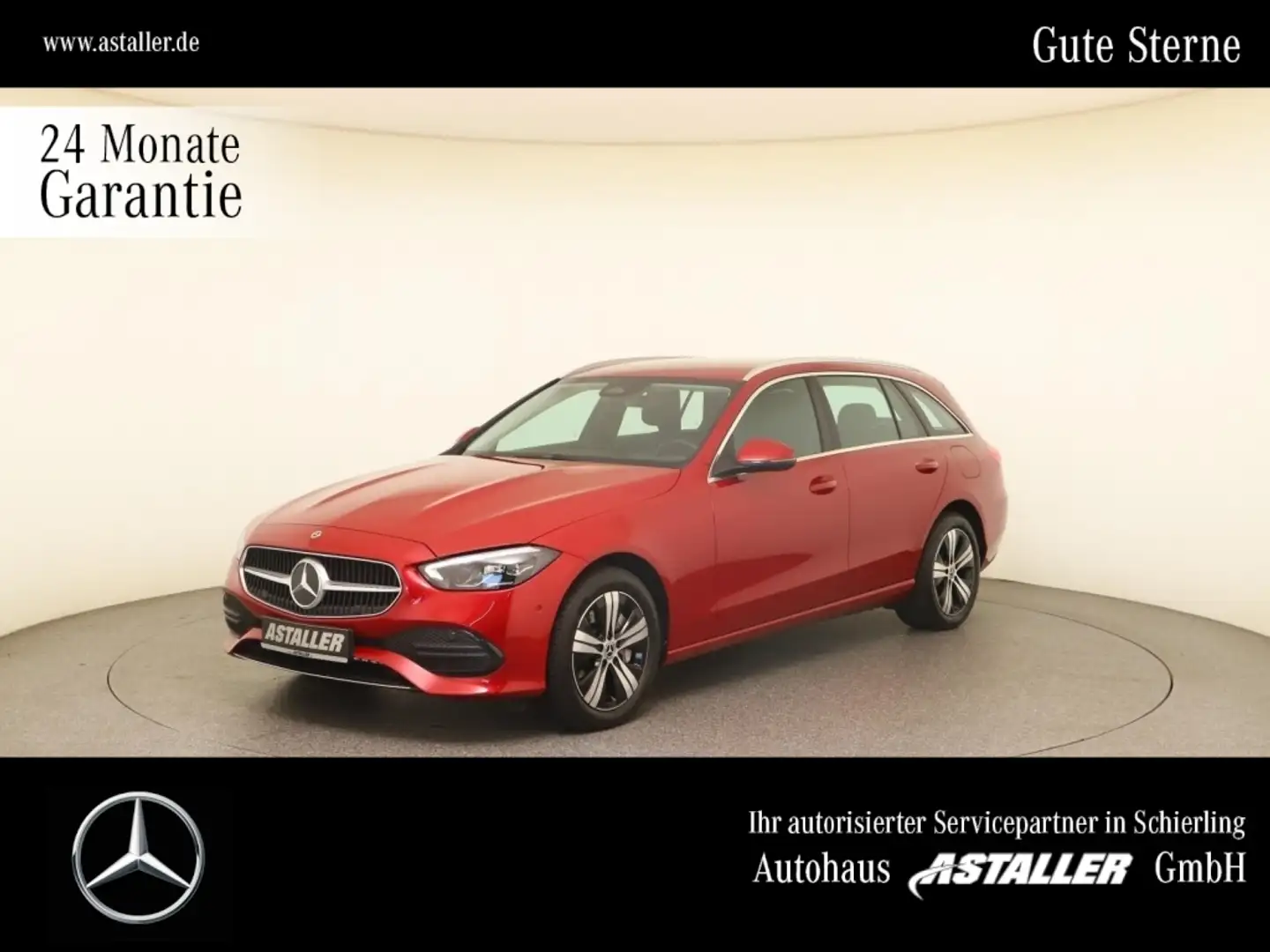 Mercedes-Benz C 300 T de 4M Avantgarde 2x MBUX+Led+AHK+Winterp Rot - 1