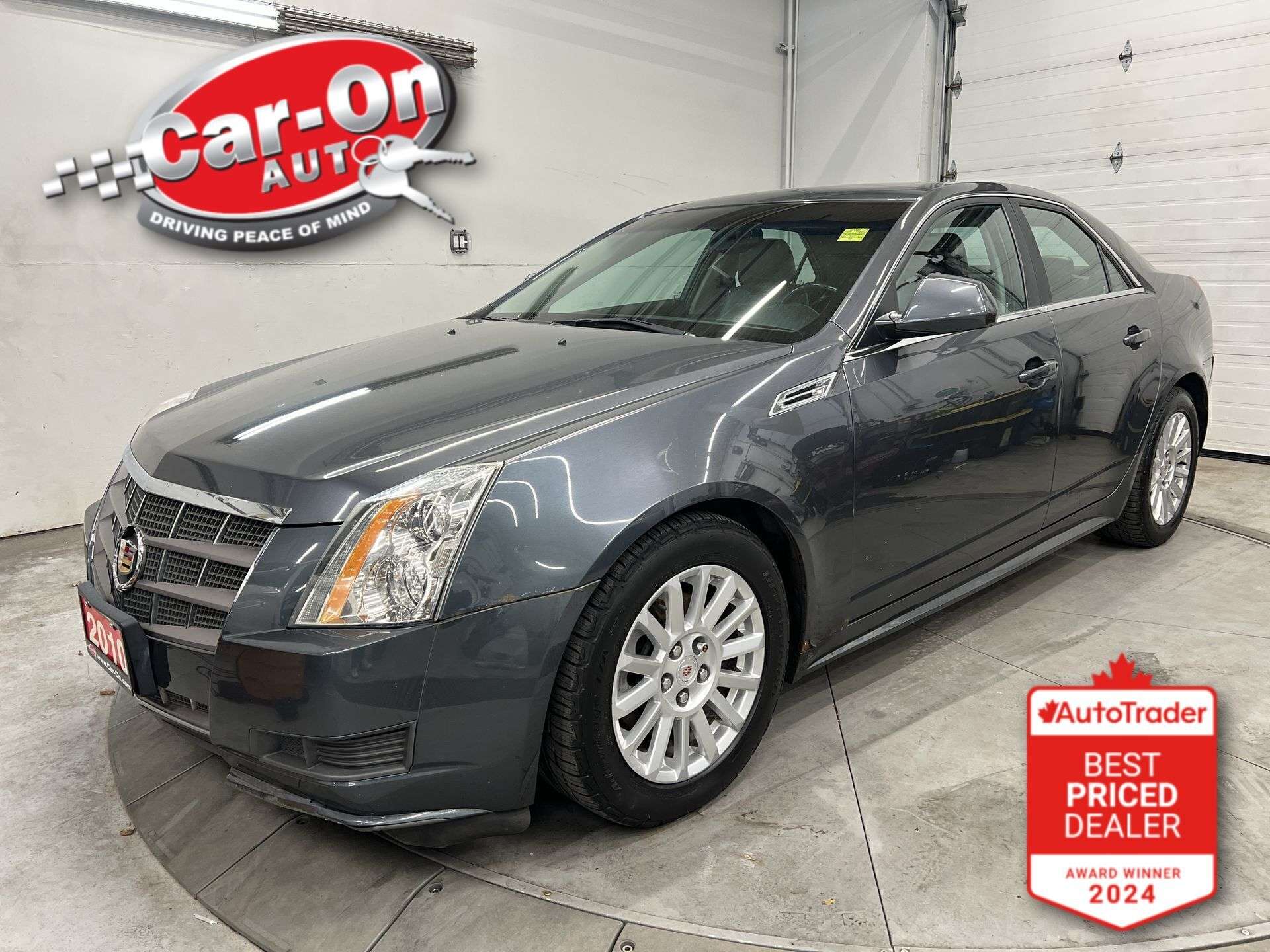 Gray 2010 Cadillac CTS 3.0L AWD Sedan All-Wheel Drive Automatic