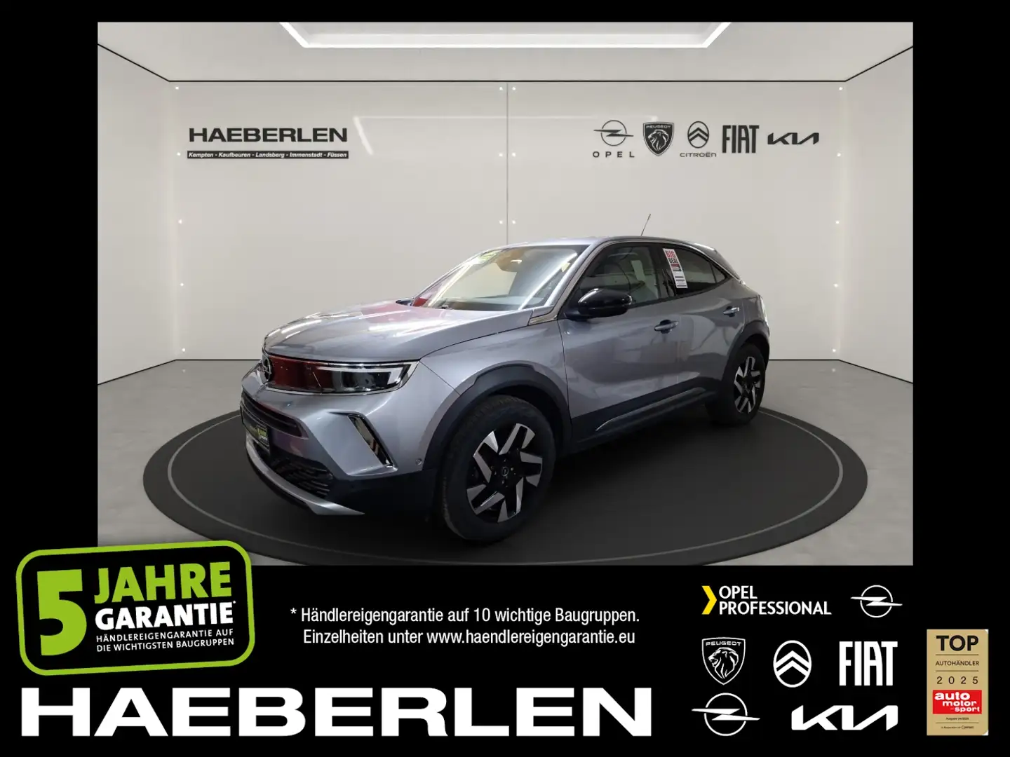 Opel Mokka 1.2 Turbo Elegance LED+SHZ+Fernlichtass. Gris - 1