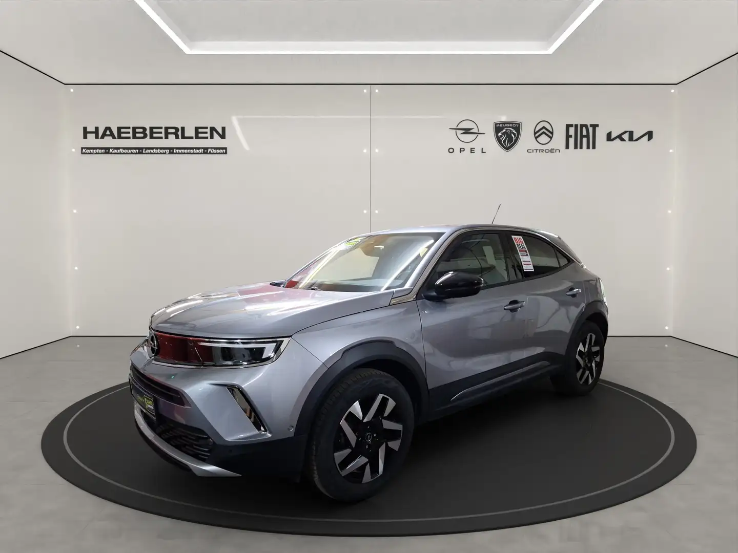 Opel Mokka 1.2 Turbo Elegance LED+SHZ+Fernlichtass. Gris - 2