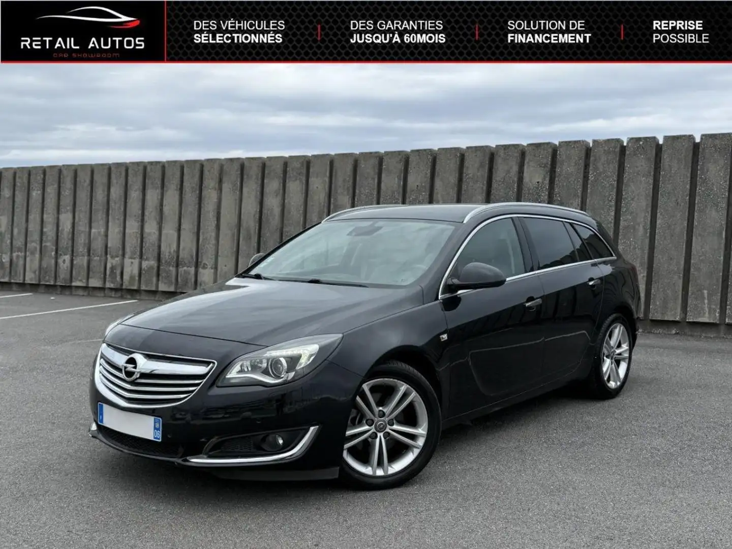 Opel Insignia Sports Tourer 2.0 CDTI 163ch Cosmo Pack Start&Stop Zwart - 1