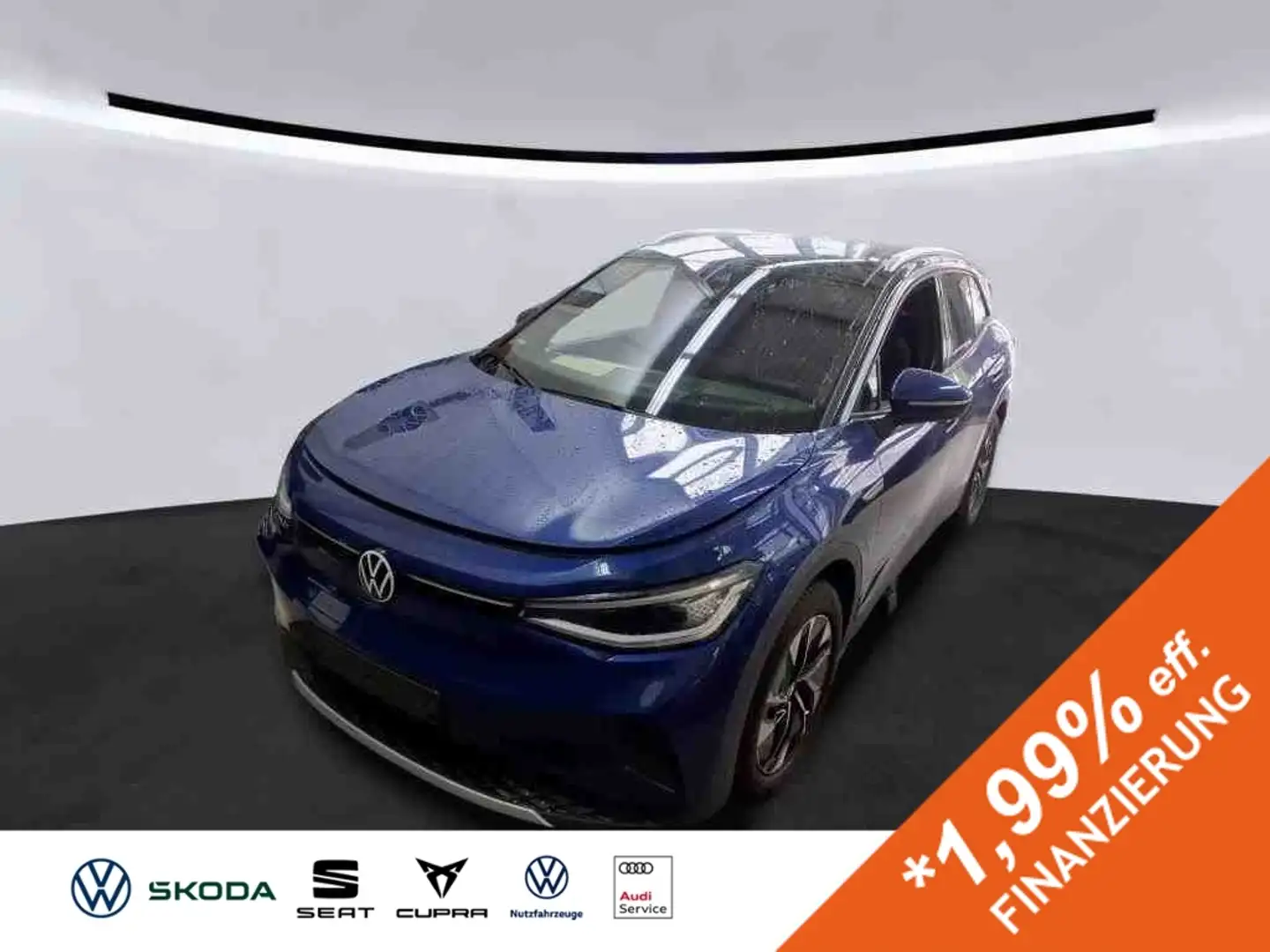 Volkswagen ID.4 PRO PERF. 82 kWh +AHK +IQ.LIGHT +360° +PANO +ACC Blau - 1