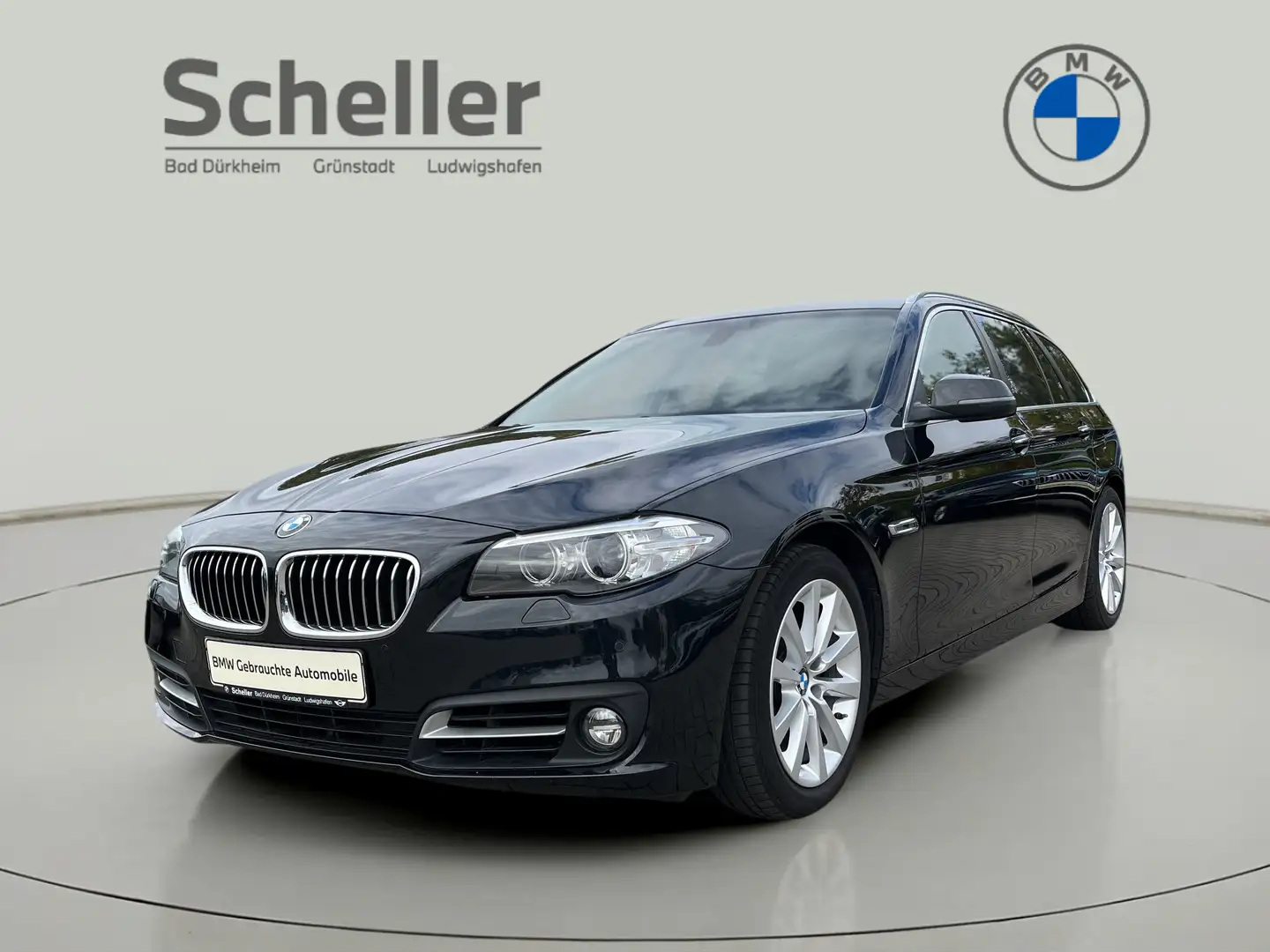 BMW 520 d A HiFi Pano.Dach Klimaaut. Shz PDC Noir - 1