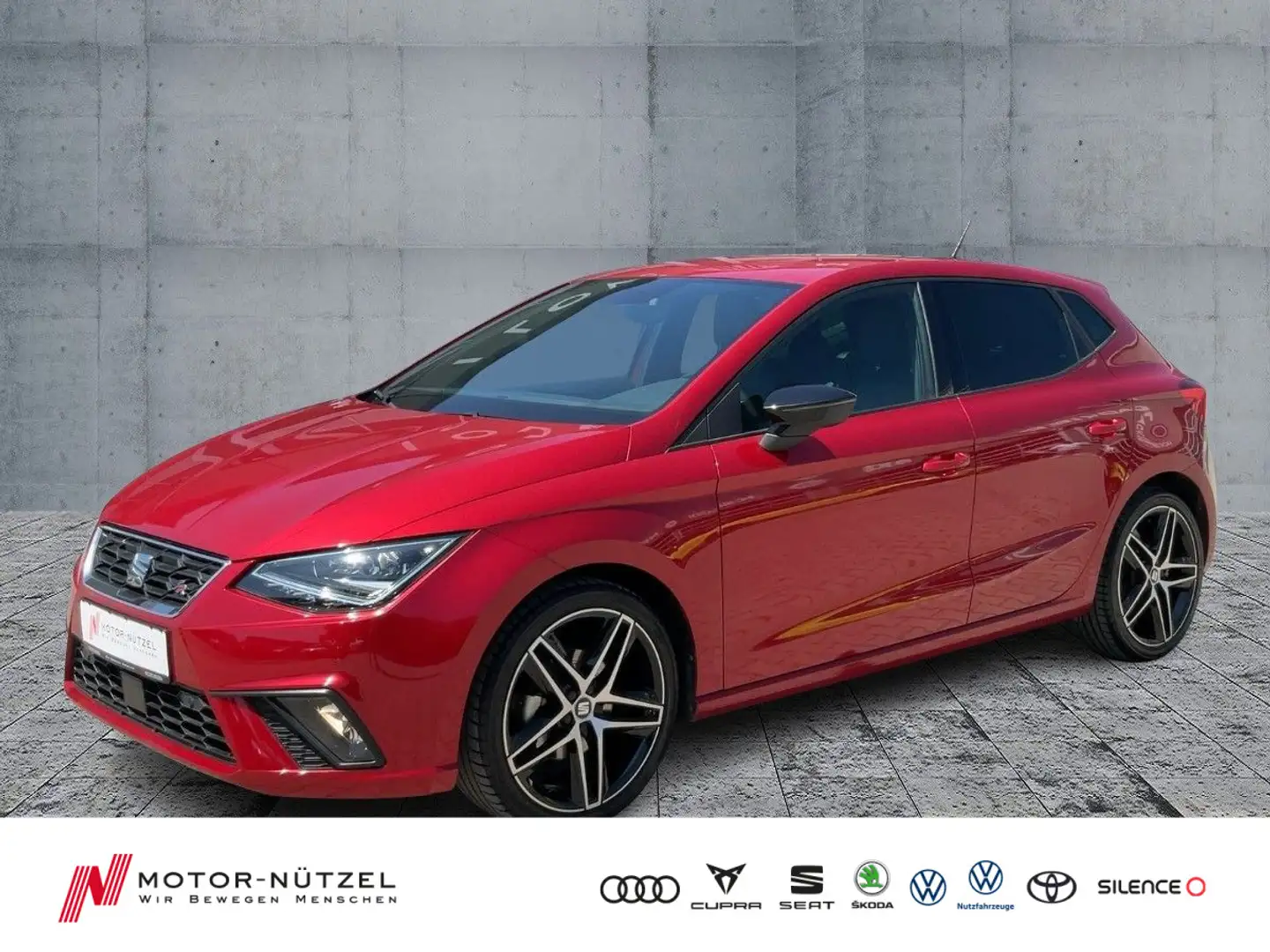 SEAT Ibiza 1.0TSI FR-LINE LED+NAV+APP+GRA+SHZ+PDC+RFK Rot - 1