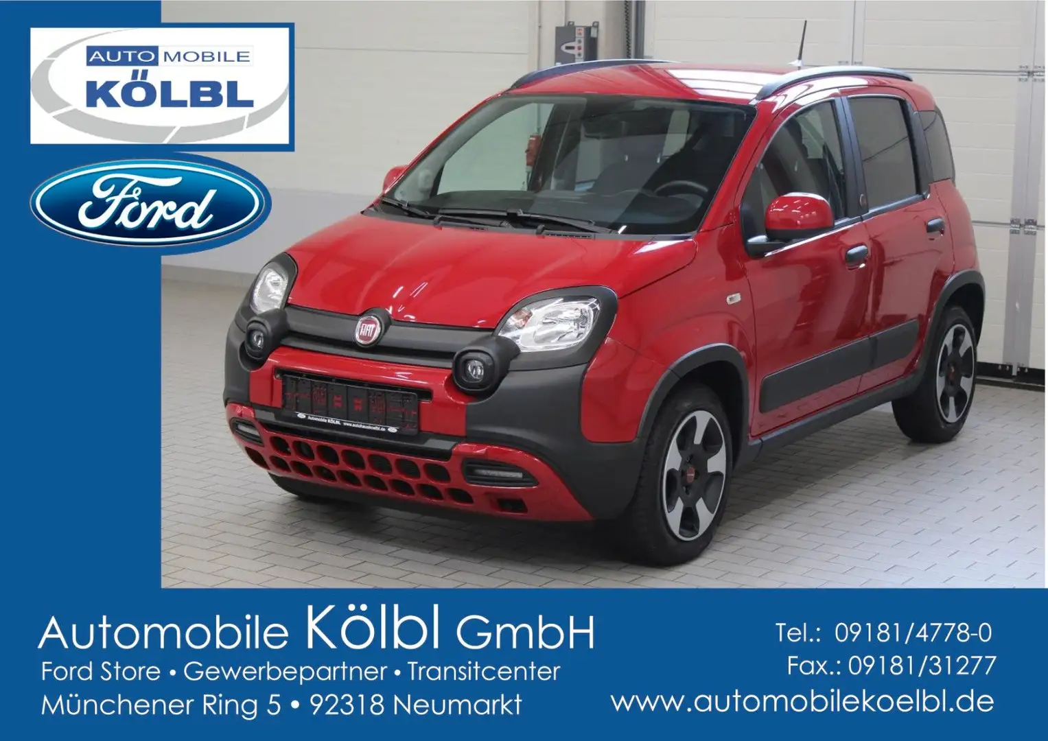 Fiat Panda Red 1.0 Mild Hybrid/KLIMAAUTO./BLUETOOTH/ Rot - 1