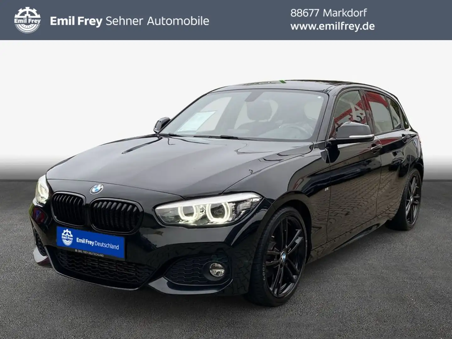 BMW 118 i M Sport Schwarz - 1