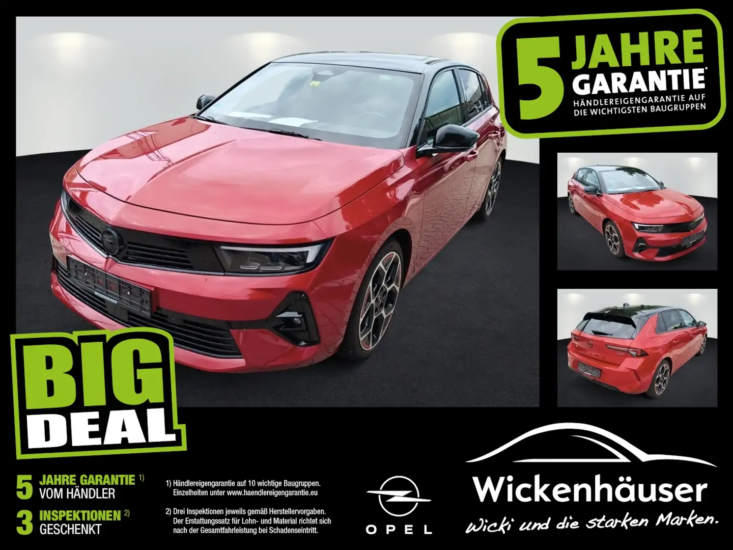 Opel Astra PHEV 180 GS Line Matrix Kam360 WinterPaket Rouge - 1