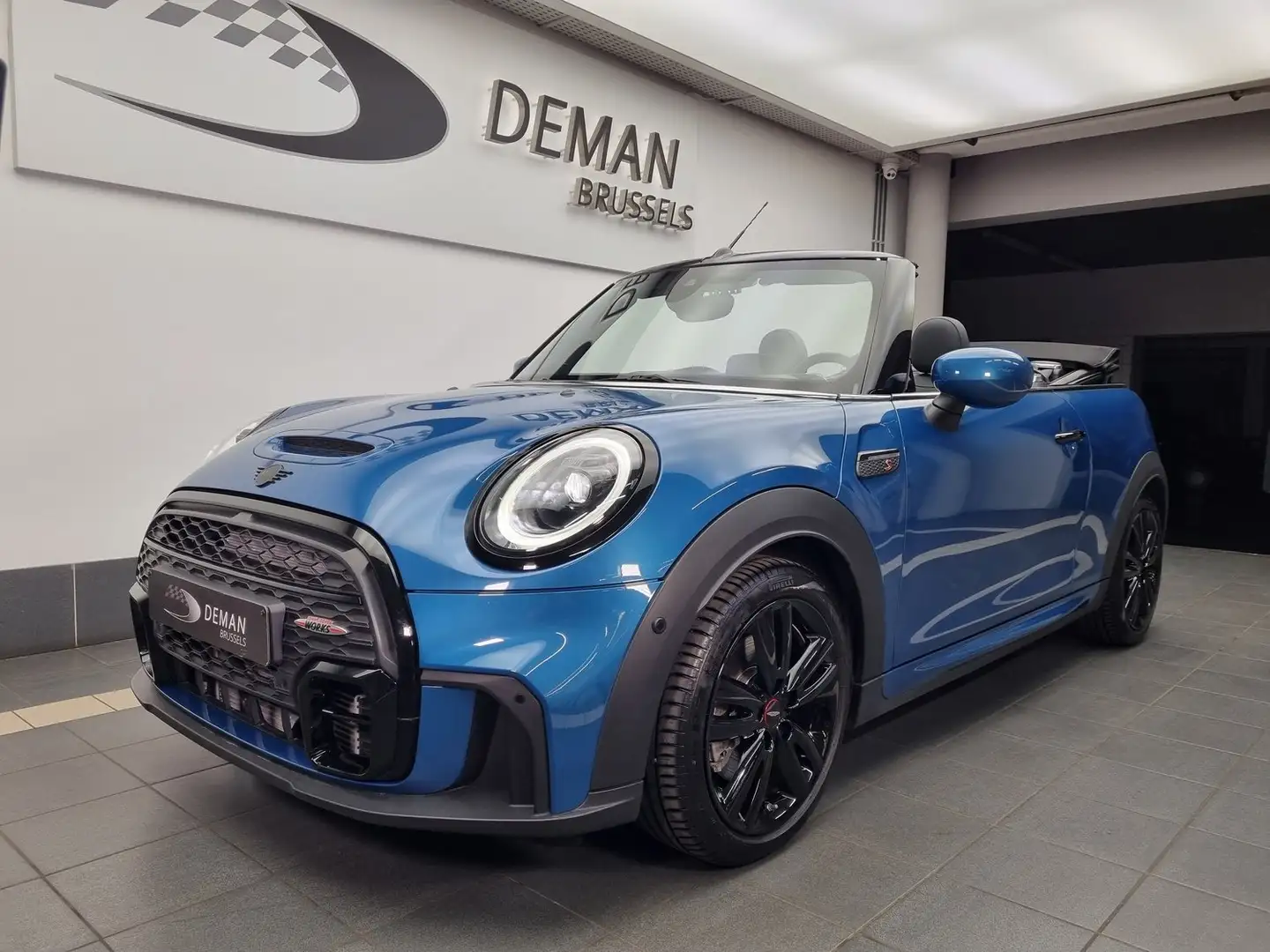 MINI Cooper S Cabrio John Cooper Works Line * DCT * H-K sound * Head-up Bleu - 1