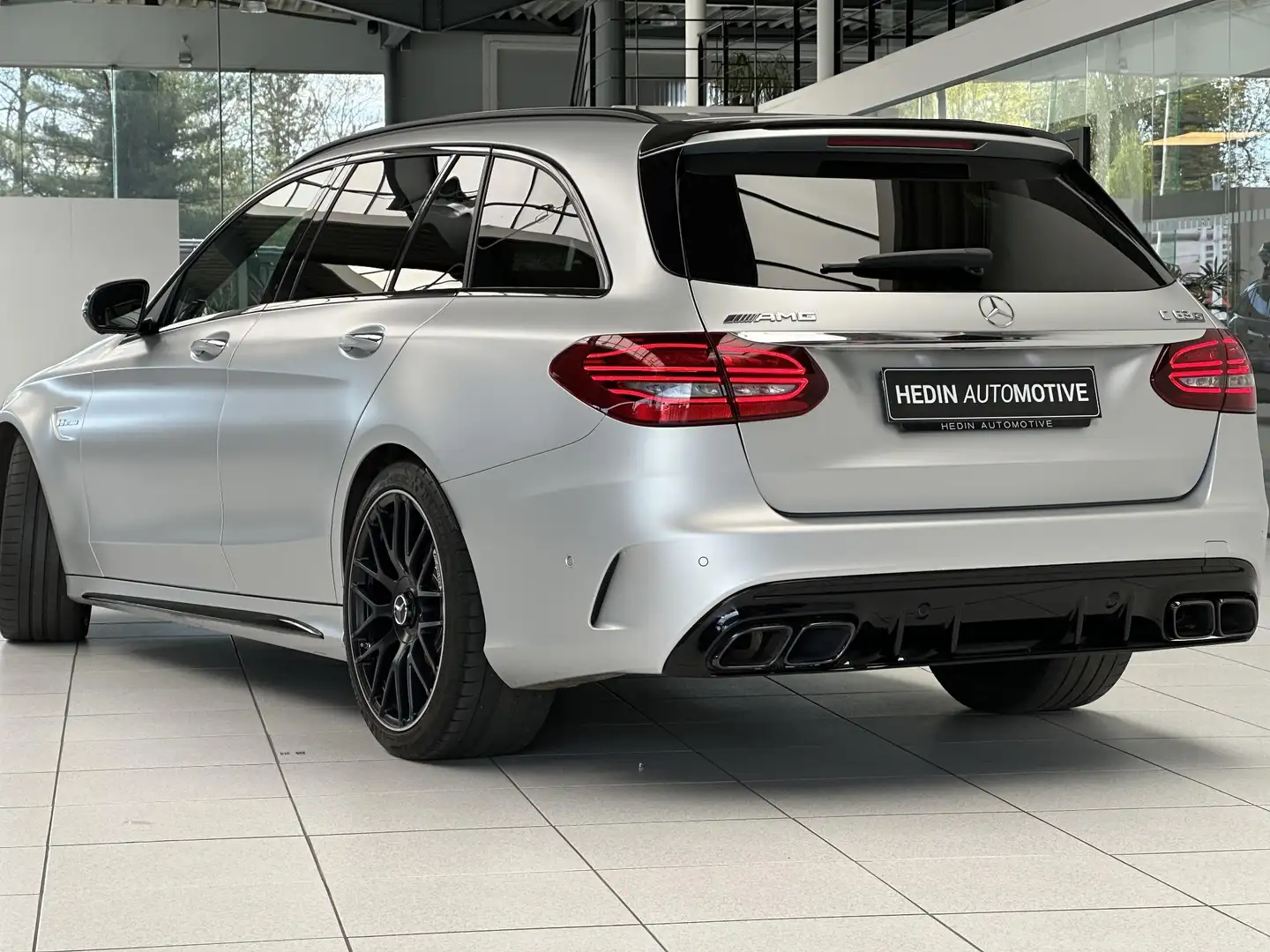 Mercedes-Benz C-Klasse 63 S Break AMG Line | LICHTE VRACHT | Pan Zilver - 2