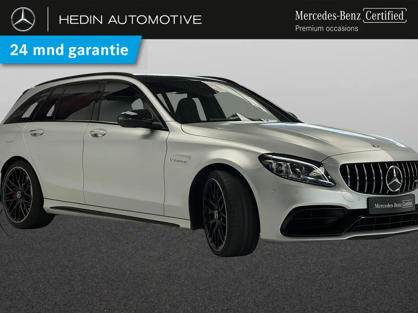 Mercedes-Benz C-Klasse 63 S Break AMG Line | LICHTE VRACHT | Pan Zilver - 1