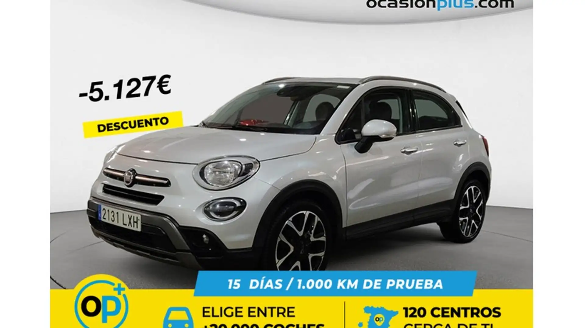 Fiat 500X 1.6Mjt S&S Cross 97kW Gris - 1