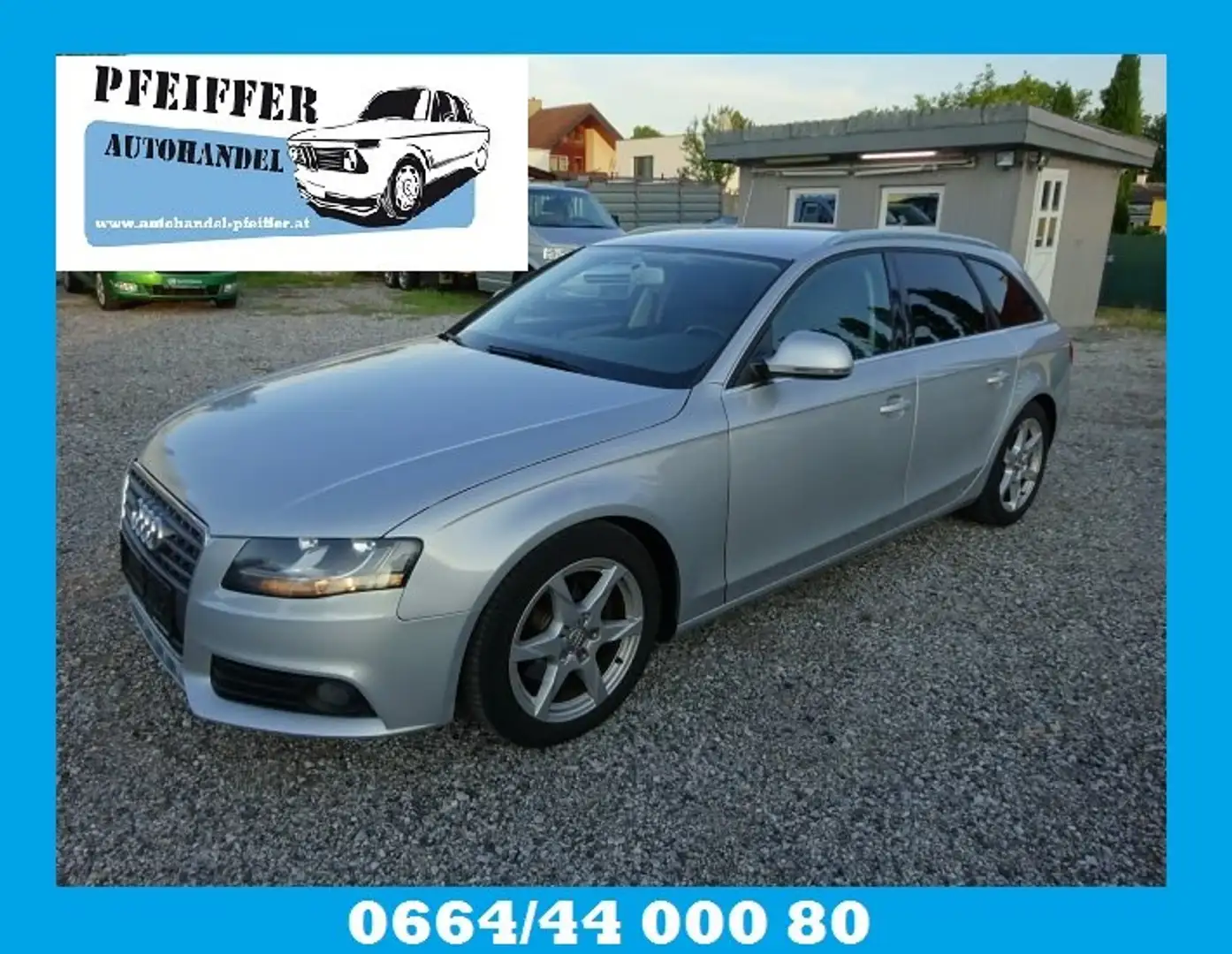 Audi A4 Kombi 2 Liter Diesel Pickerl neu 07.2026 Zahnr.Neu Argent - 1