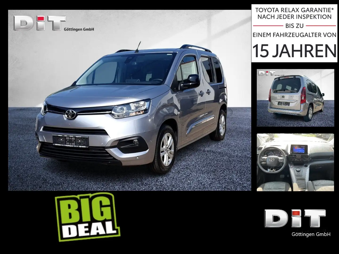 Toyota Proace City Verso 1.2 L1 D Team Deutschland ACC Silber - 2