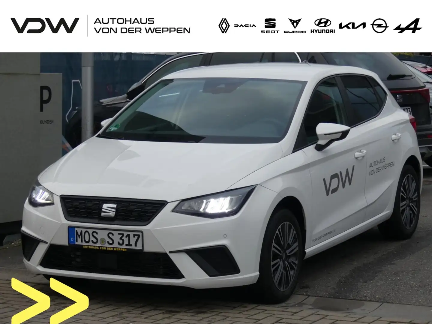 SEAT Ibiza Style Edition TSI DSG SHZ Full Link PDC Klima Blanc - 1