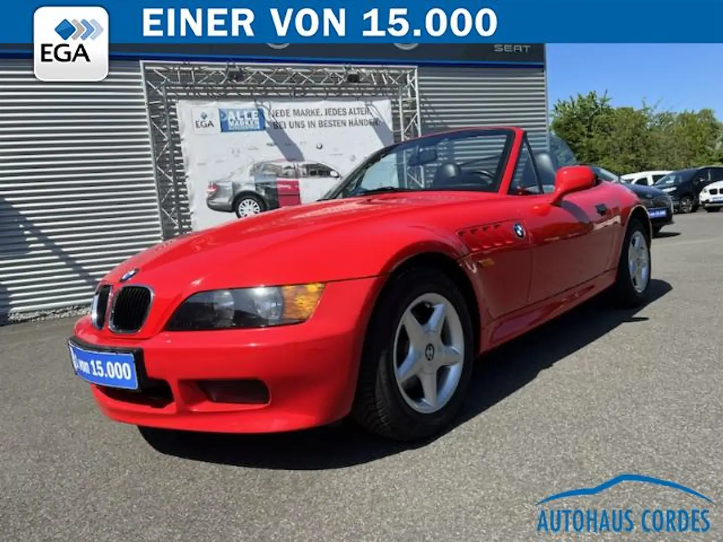 BMW Z3 1.9 ROADSTER LEDER*KLIMA*SHZG*RADIO*ALU*HARDTOP* Rouge - 1