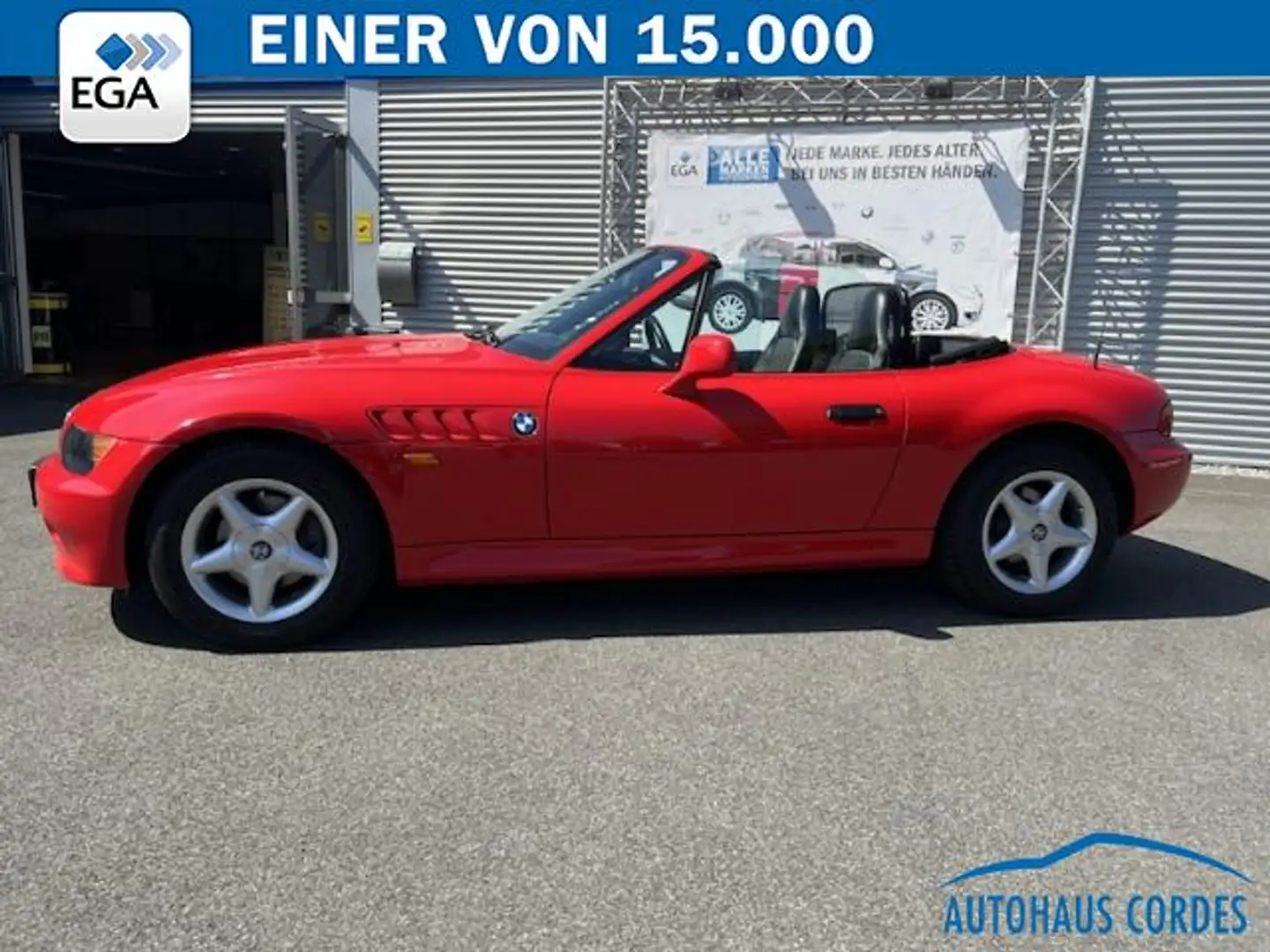 BMW Z3 1.9 ROADSTER LEDER*KLIMA*SHZG*RADIO*ALU*HARDTOP* Rot - 2