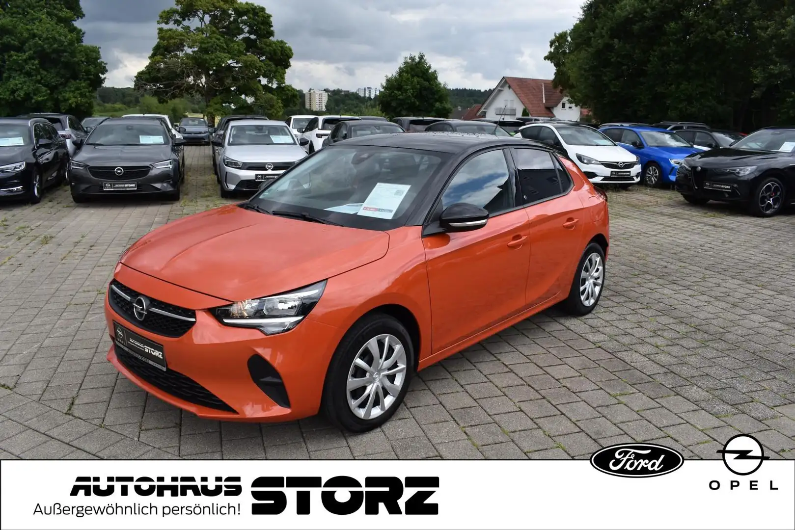 Opel Corsa F e Edition |11KW|SHZ|KAMERA|PDC| Orange - 1