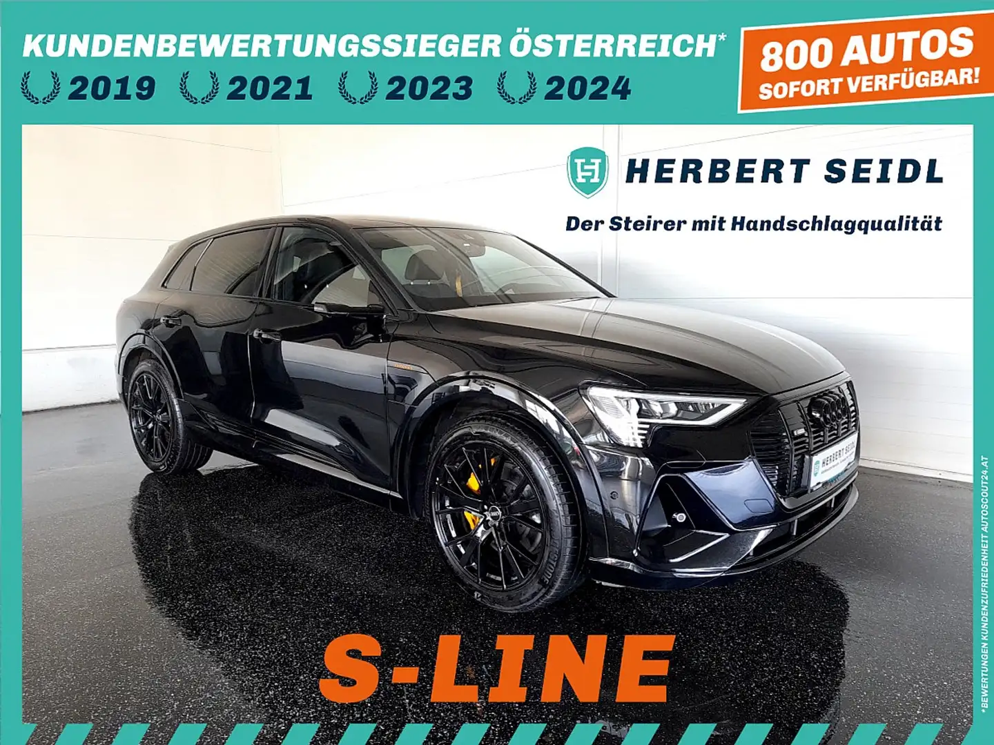 Audi e-tron 55 quattro S-LINE BLACK EDITION *NP: € 103.580,... Noir - 1