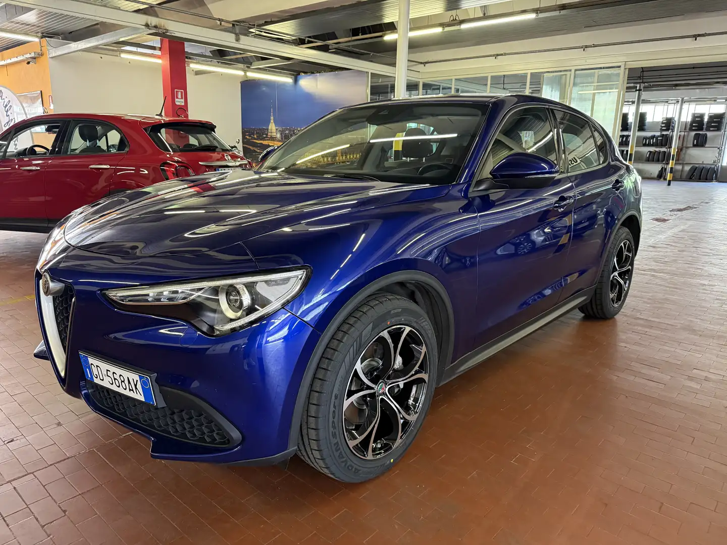 Alfa Romeo Stelvio 2.2 Business  auto UNICO PROPRIETARIO Blu/Azzurro - 2