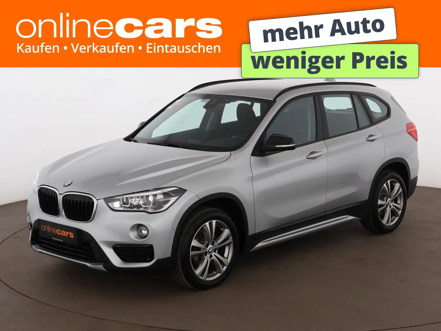 BMW X1 sDrive16d Sport Line Aut LED NAV R-CAM SITZHZG Grau - 1