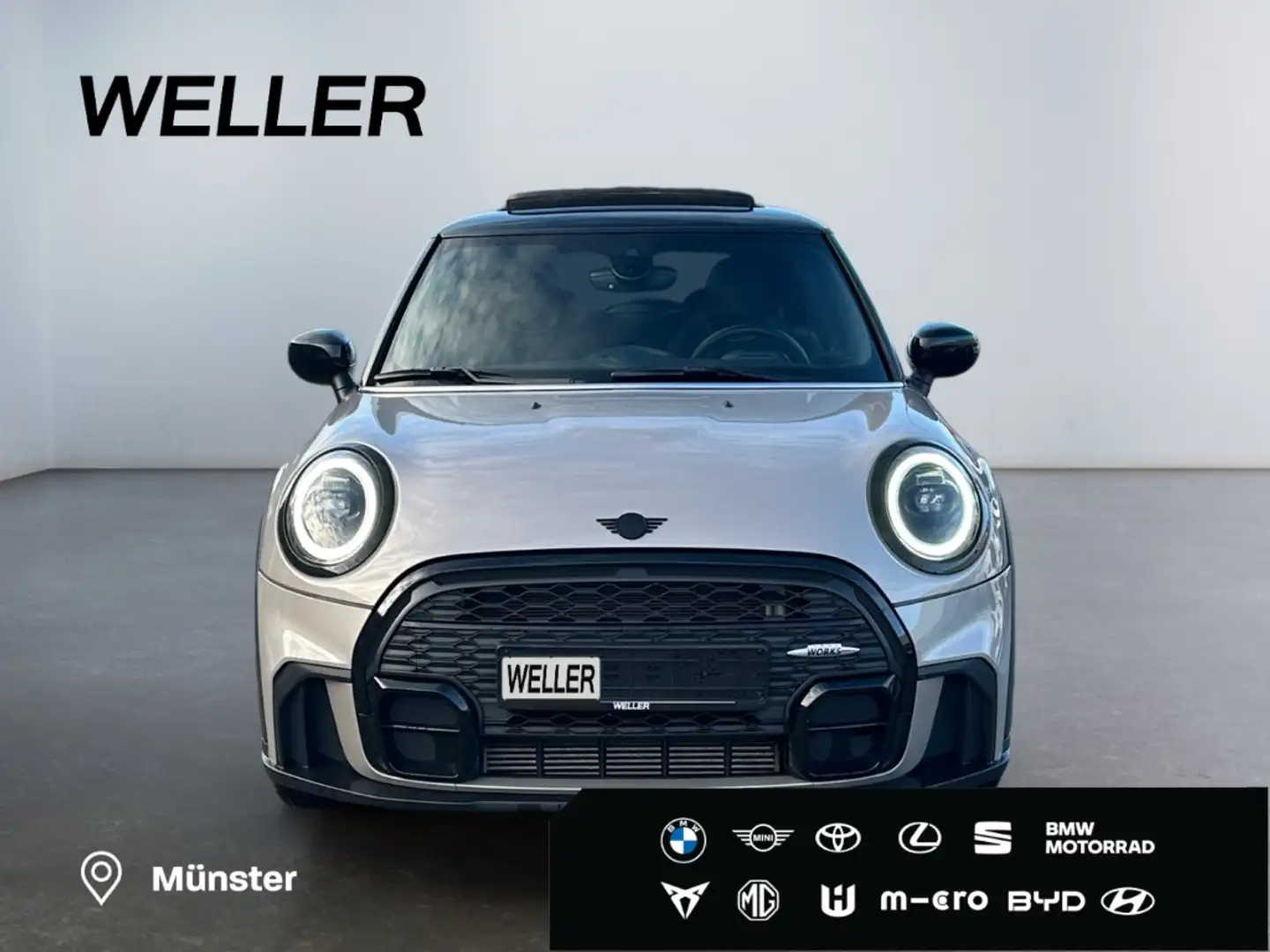 MINI Cooper JCW Trim *Bi-LED*Pano*Navi*CAM*SHZ*CarPlay* Grau - 2