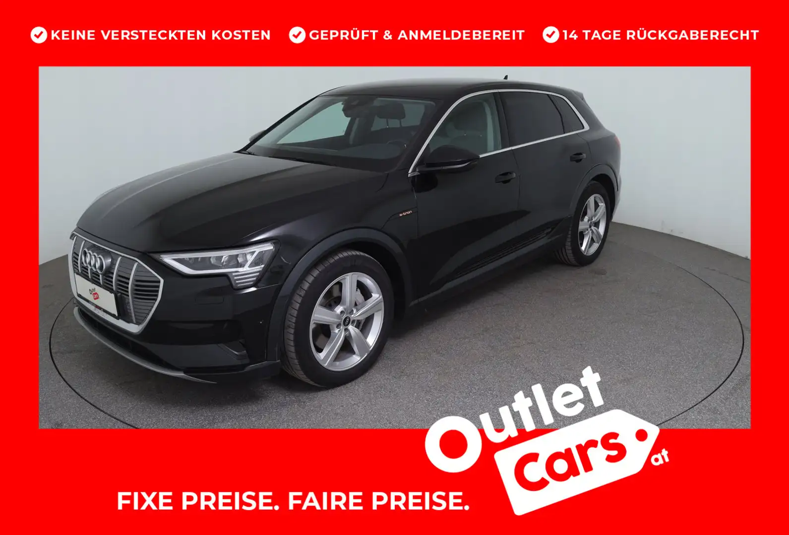 Audi e-tron 55 quattro 300 kW advanced Negro - 1