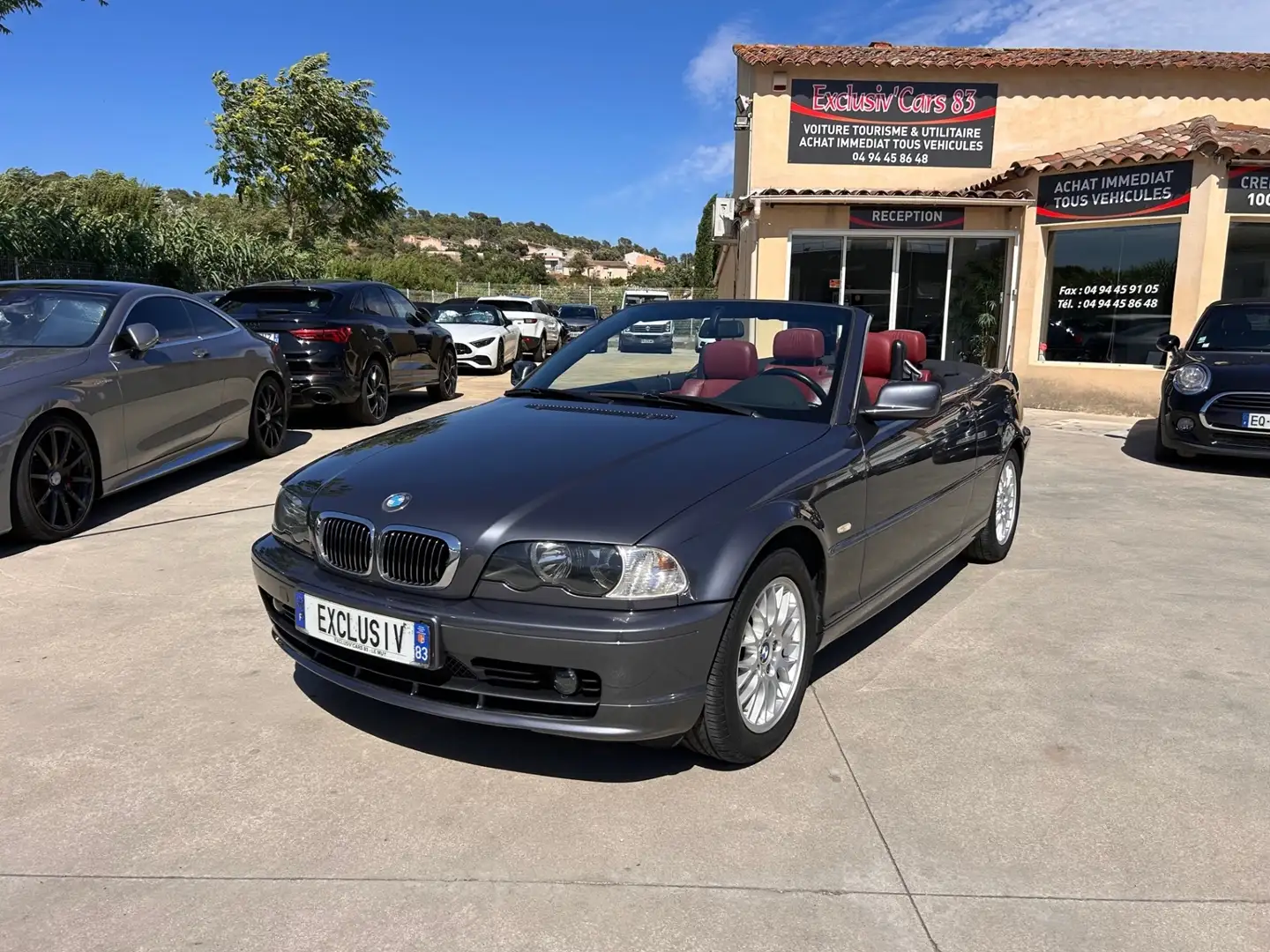 BMW 325 (E46) 325CI 192CH Gris - 1