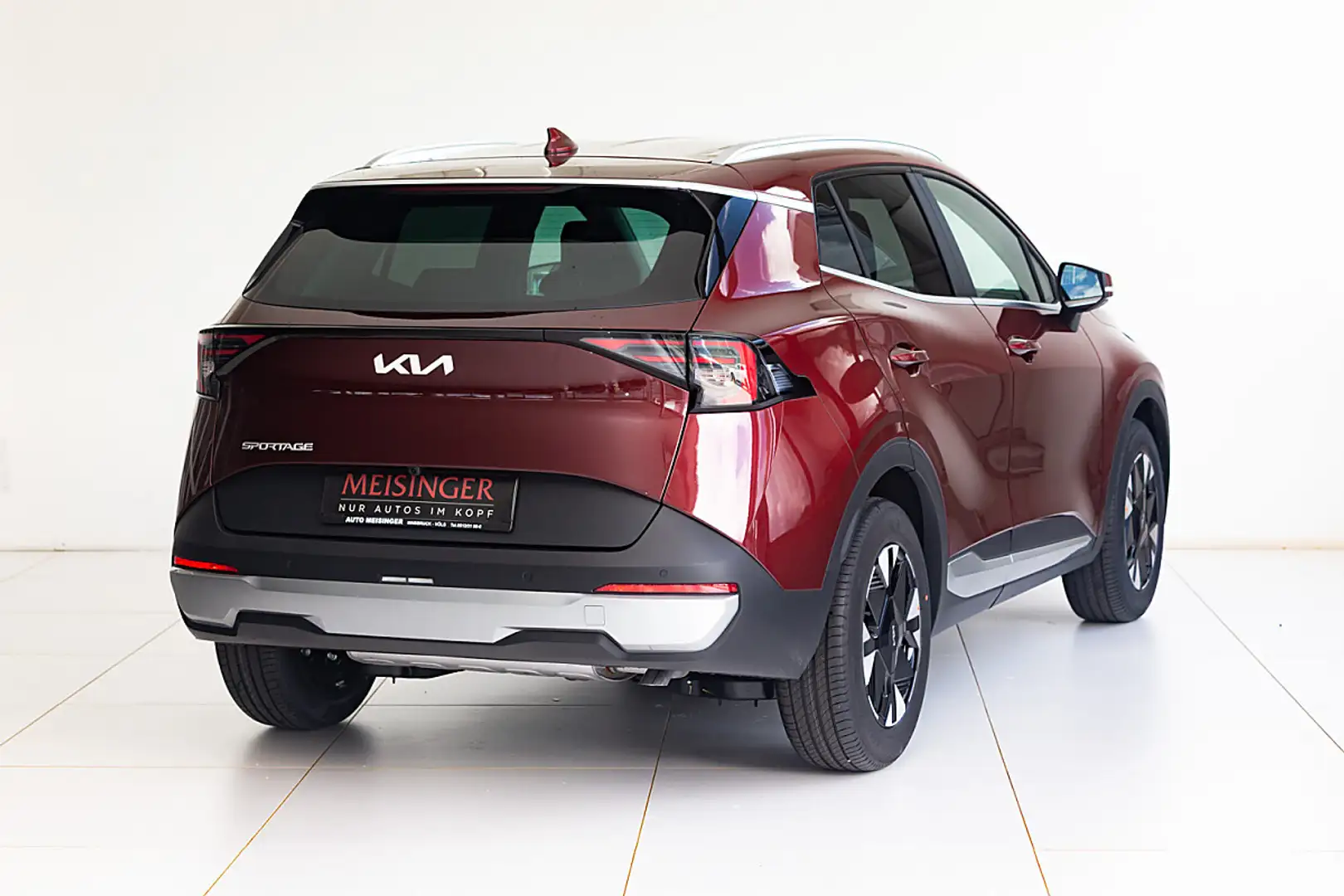 Kia Sportage 1,6 TGDI Silber 4WD DCT Rot - 2
