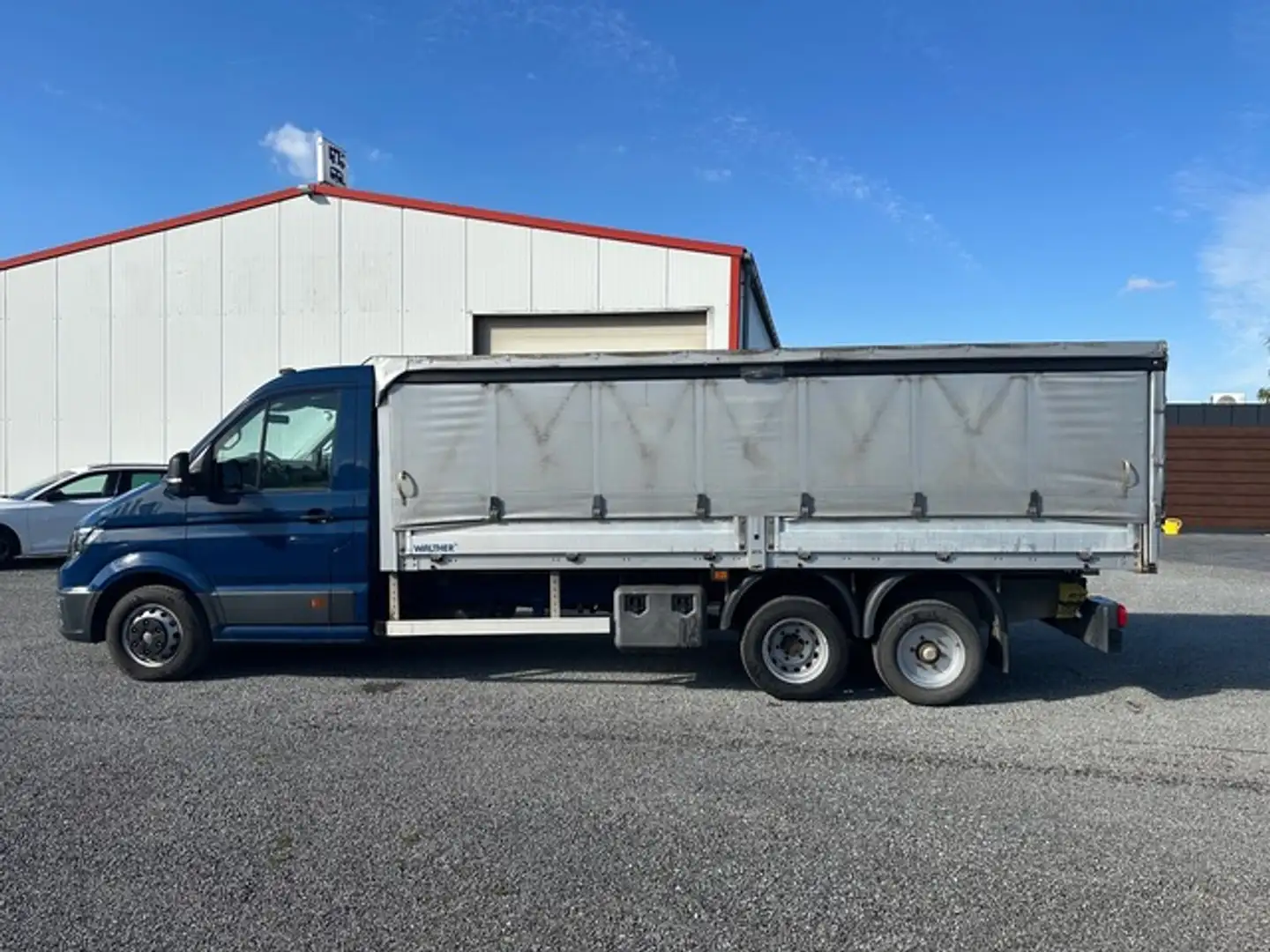 Volkswagen Crafter Pritsche 6x2 Ladefläche 5m 7,5t Zust.1a Blau - 2