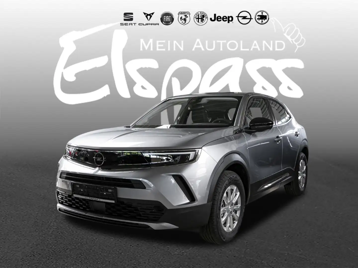 Opel Mokka-E Edition MJ 23a 100 KW DIG-DISPLAY LED KLIMAAUT TOU Gümüş rengi - 1