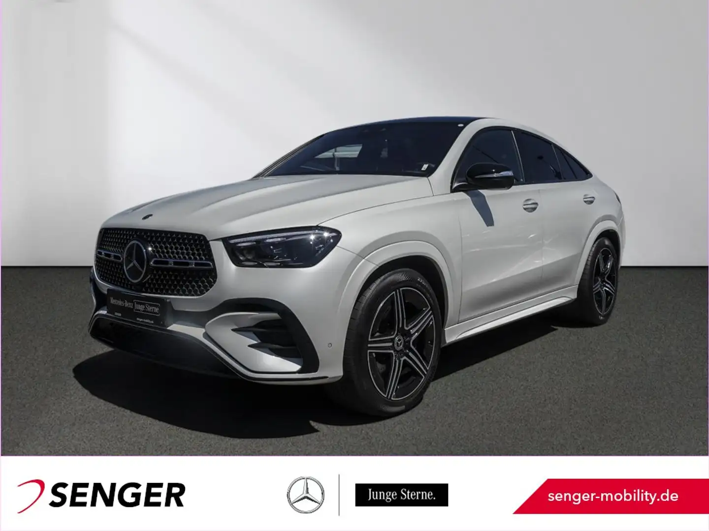 Mercedes-Benz GLE 450 d Coupé AMG Night Airmatic AHK Head-Up Bílá - 1