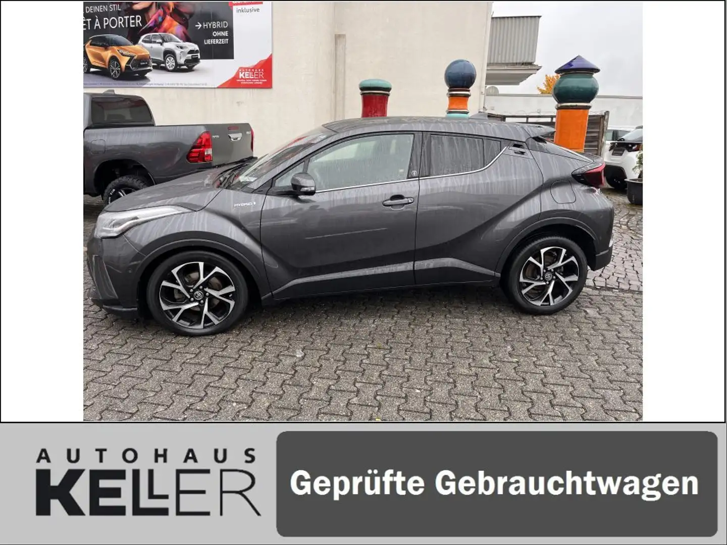 Toyota C-HR 2.0 Hybrid Team Deutschland LED*SH*KLIMAAUTOMATIK Grau - 2