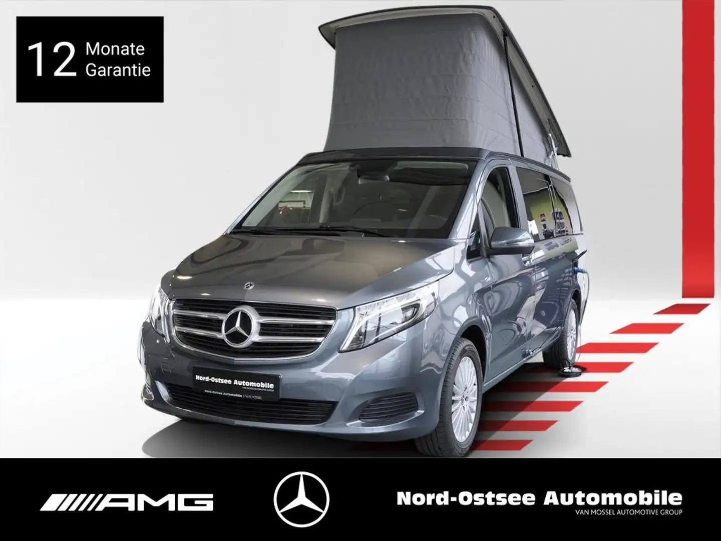 Mercedes-Benz Marco Polo V 220  EDITION AHK AUT LED PDC SHZ Gris - 1