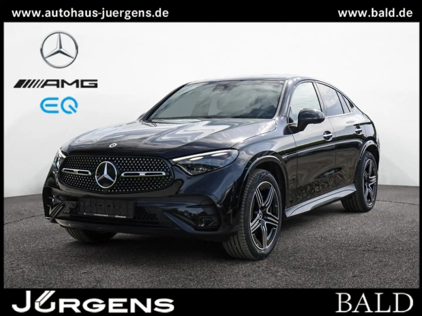 Mercedes-Benz GLC 220 d 4M Coupé AMG-Sport/360/Pano/AHK/Night Fekete - 1
