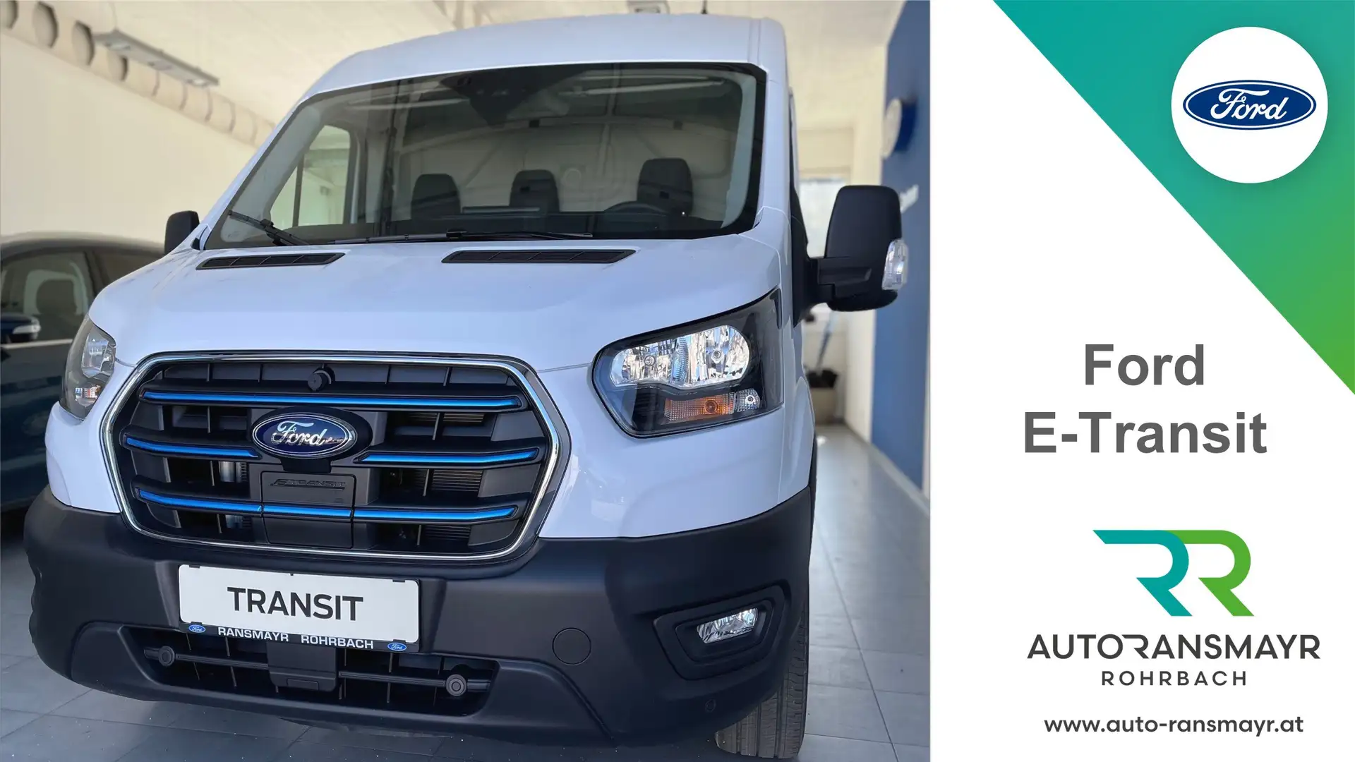 Ford E-Transit Trend L2H2 350 Automatik 67kWh 184PS Weiß - 1